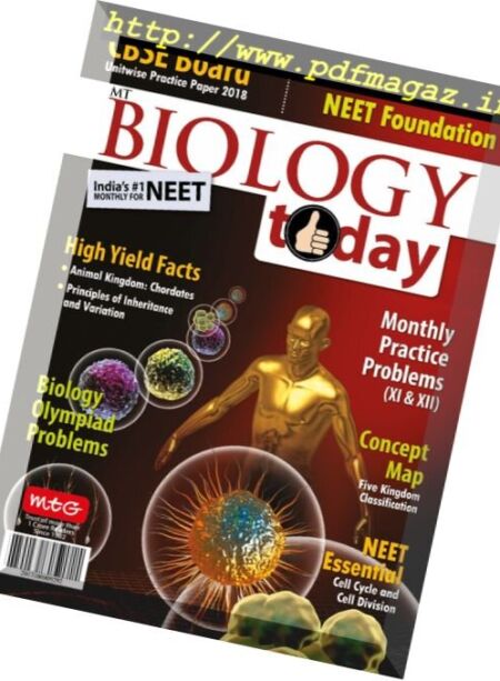 Biology Today – November 2017 Cover
