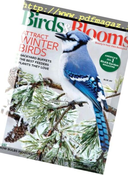 Birds & Blooms – December 2017 Cover