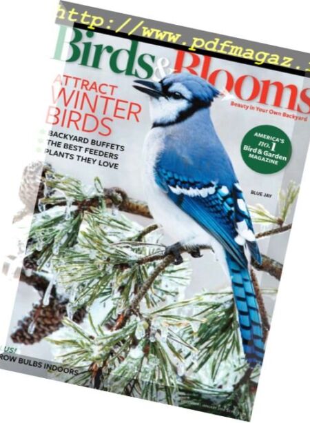 Birds & Blooms – December-January 2017 Cover