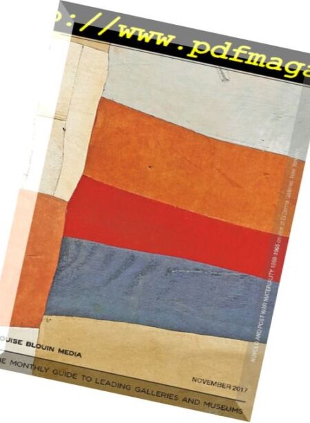 Blouin Gallery Guide – November 2017 Cover