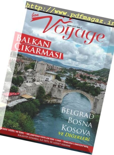 Bon Voyage Turkey – Kasim 2017 Cover