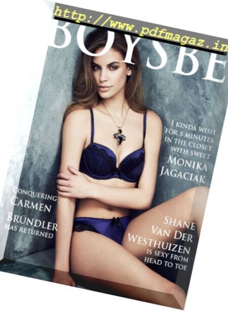 Boysbe Magazine – October 2017 Cover