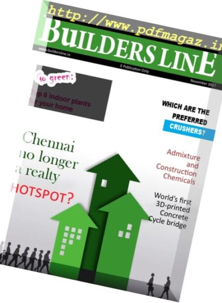 Builders line – November 2017 (English Edition) Cover