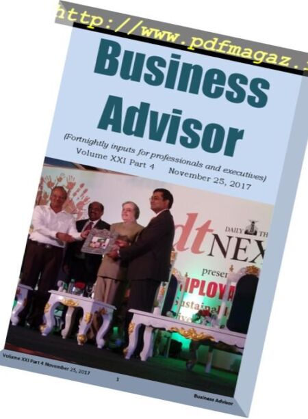 Business Advisor – 23 November 2017 Cover
