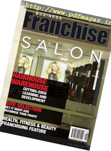 Business Franchise Australia & New Zealand – November-December 2017 Cover