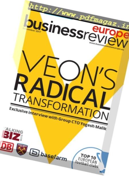Business Review Europe – December 2017 Cover