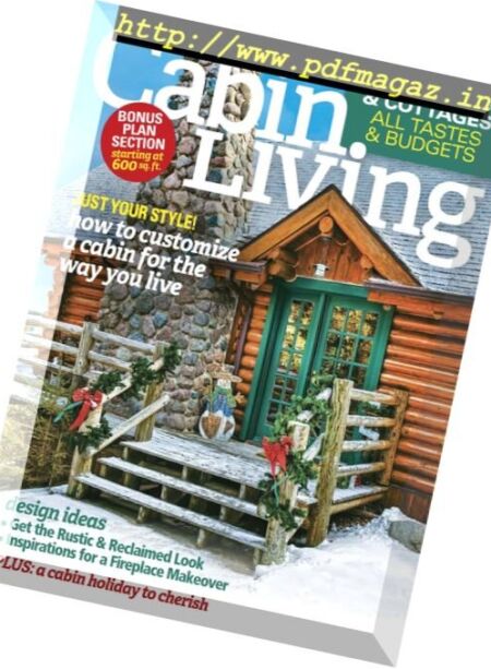 Cabin Living – December-January 2017 Cover