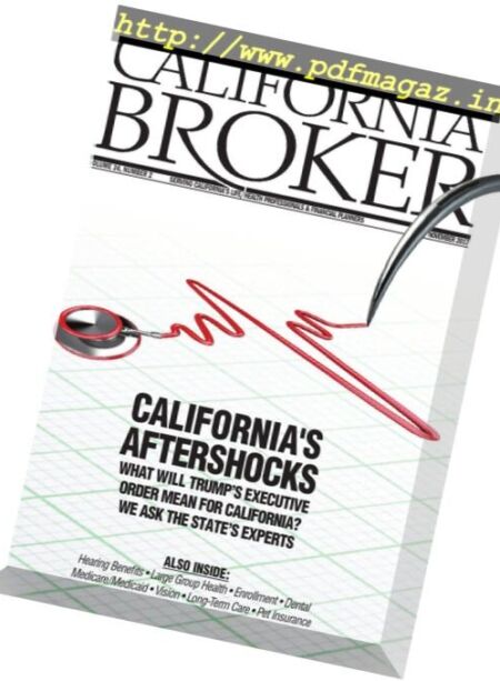 California Broker – November 2017 Cover