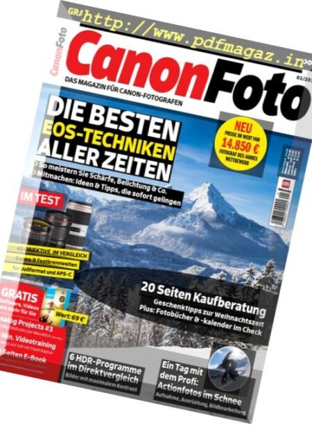 CanonFoto – Dezember 2017 Cover