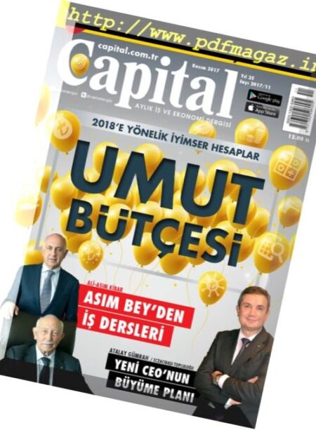 Capital Turkey – Kasim 2017 Cover
