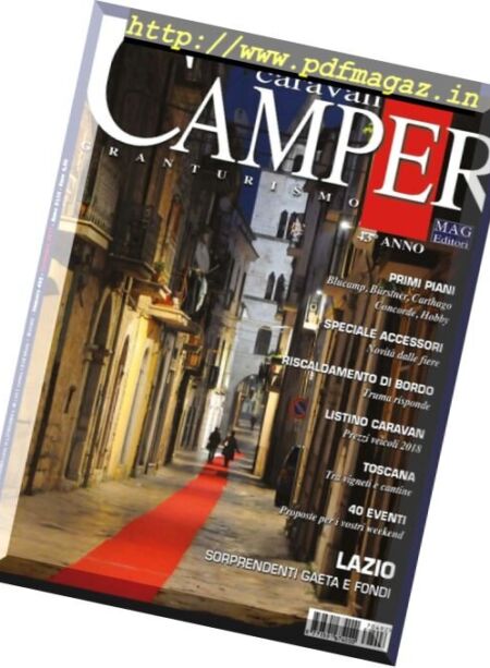 Caravan e Camper Granturismo – Novembre 2017 Cover