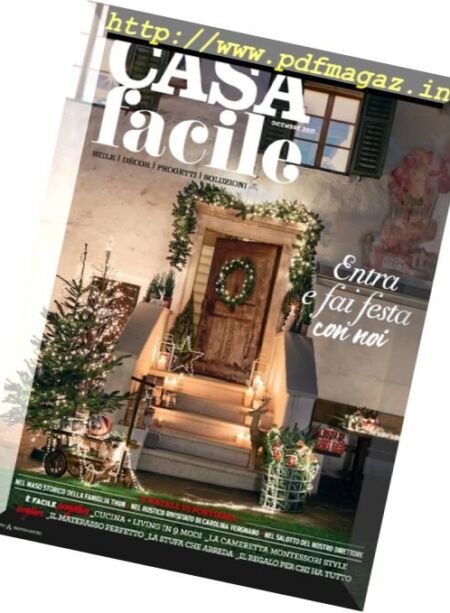 CasaFacile – dicembre 2017 Cover