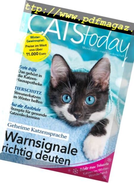 Cats Today – Dezember 2017 Cover