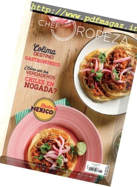 Chef Oropeza – Septiembre 2017 Cover