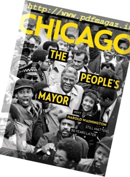 Chicago Magazine – December 2017 Cover