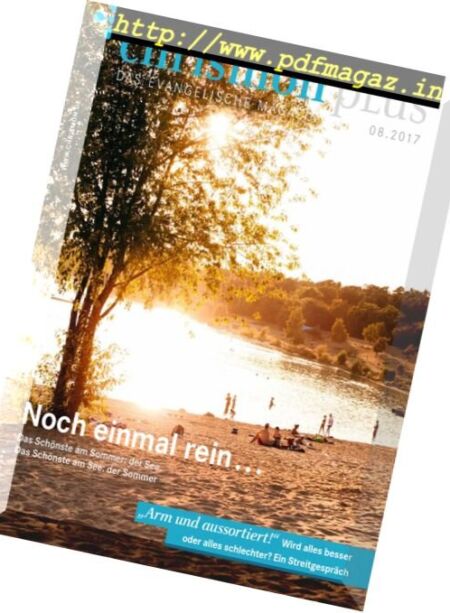 Chrismon Plus – Nr.8 2017 Cover