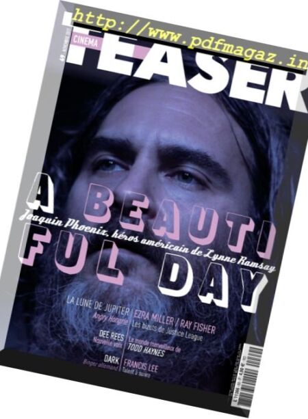 Cinema Teaser – Novembre 2017 Cover