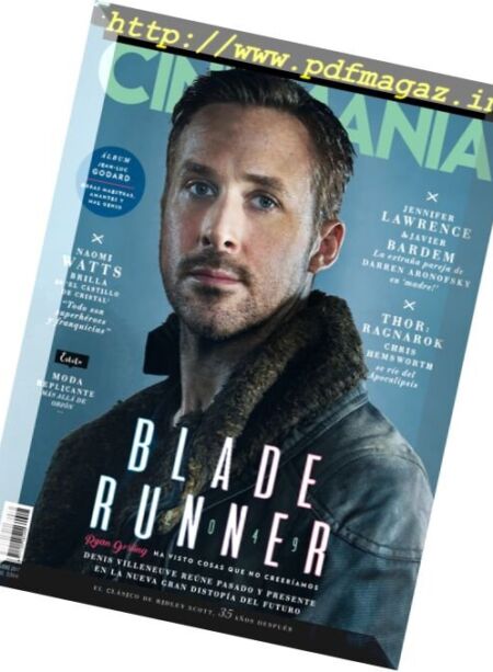Cinemania – octubre 2017 Cover