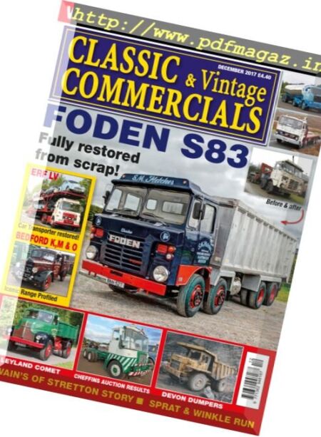 Classic & Vintage Commercials – December 2017 Cover