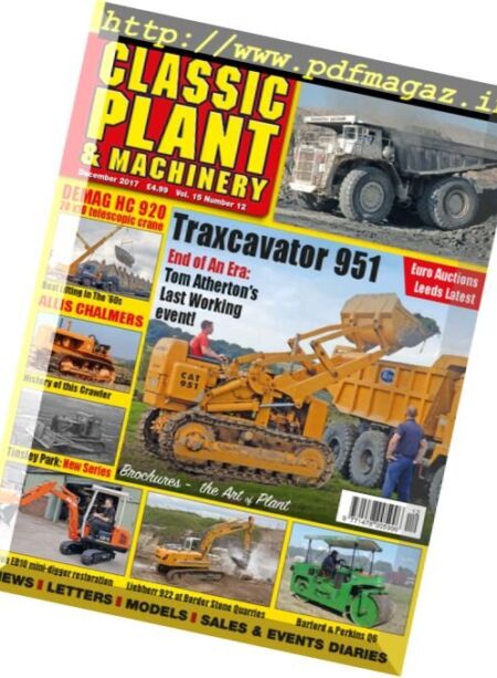 Classic Plant & Machinery – December 2017 Cover