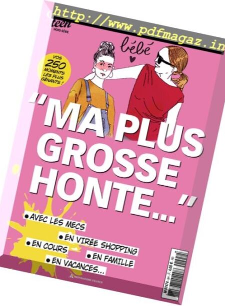 Closer Teen – Hors-Serie – novembre 2017 Cover