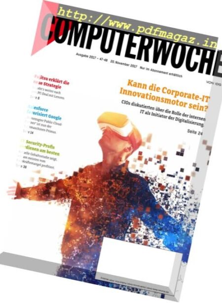Computerwoche – 23 November 2017 Cover