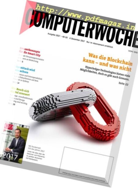 Computerwoche – 3 Dezember 2017 Cover