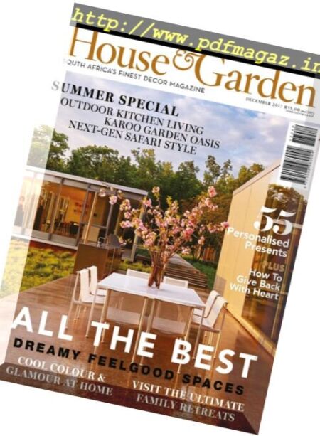 Conde Nast House & Garden – December 2017 Cover