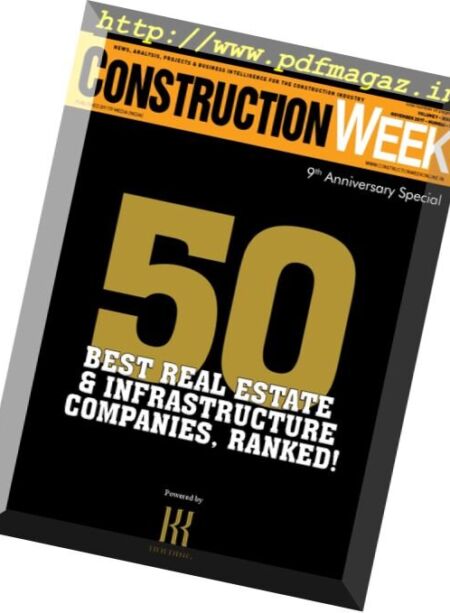 Construction Week India – November 2017 Cover