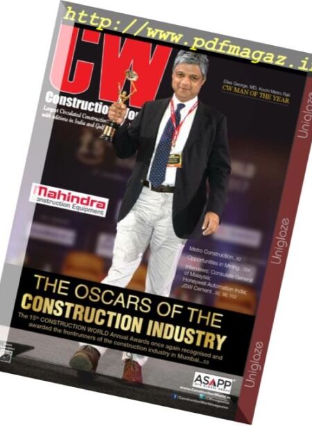 Construction World – November 2017 Cover