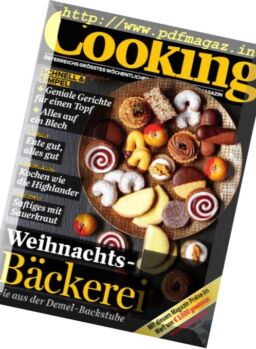 Cooking Austria – 3 November 2017