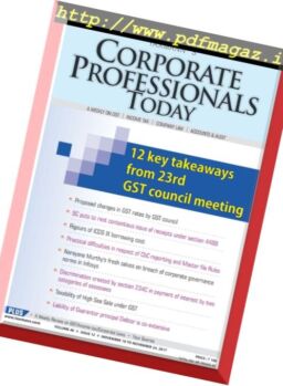 Corporate Professional Today – 18 November 2017