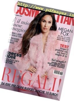 Cosmopolitan Italia – Dicembre 2017