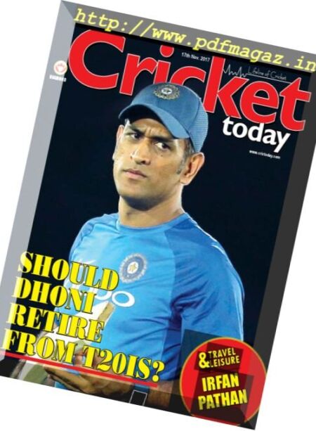 Cricket Today – 17 November 2017 Cover