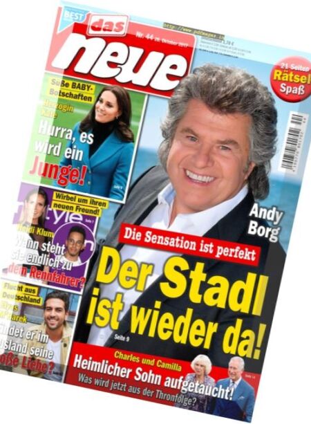 Das neue – 28 Oktober 2017 Cover