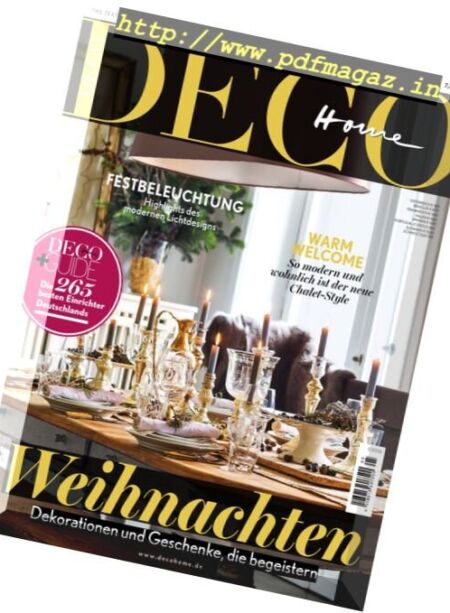 Deco Home – November-Dezember 2017 Cover