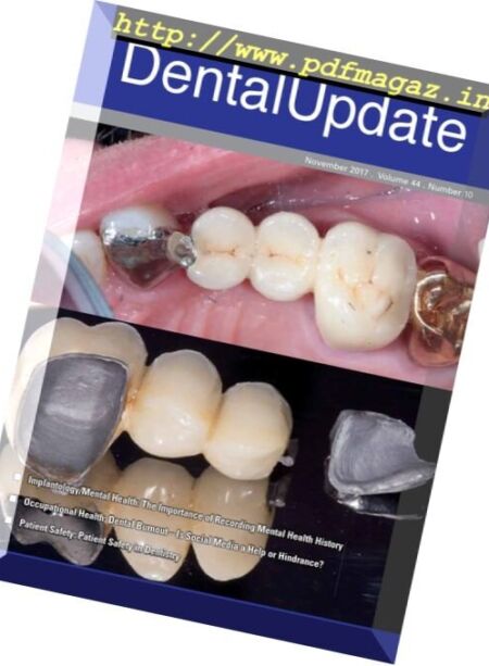 Dental Update – December 2017 Cover