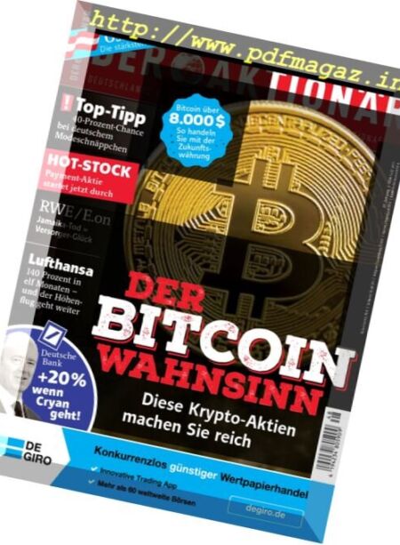 Der Aktionar – 24 November 2017 Cover