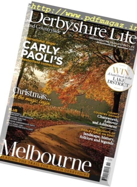 Derbyshire Life – November 2017 Cover