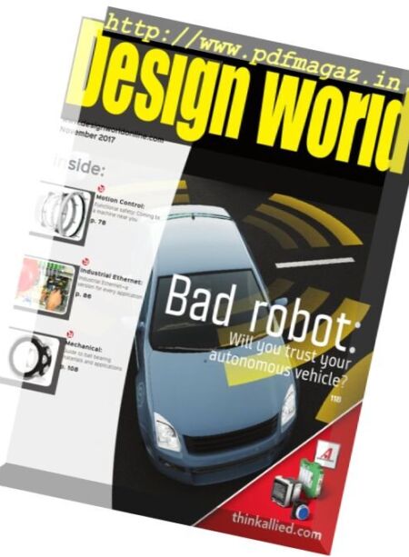 Design World – November 2017 Cover
