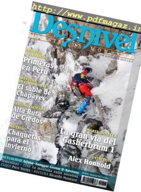 Desnivel – noviembre 2017 Cover