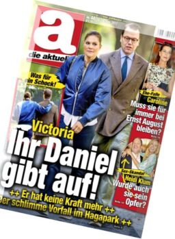 Die aktuelle – 28 Oktober 2017