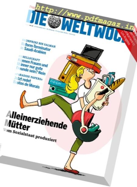 Die Weltwoche – 16 November 2017 Cover
