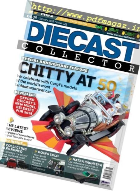 Diecast Collector – January 2018 Cover