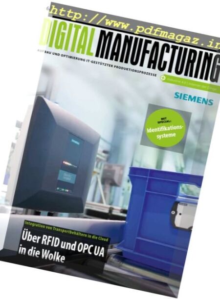 Digital Manufacturing – November 2017 Cover
