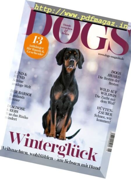 Dogs Germany – November-Dezember 2017 Cover