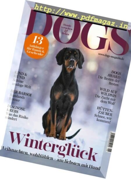 dogs – November 2017 Cover