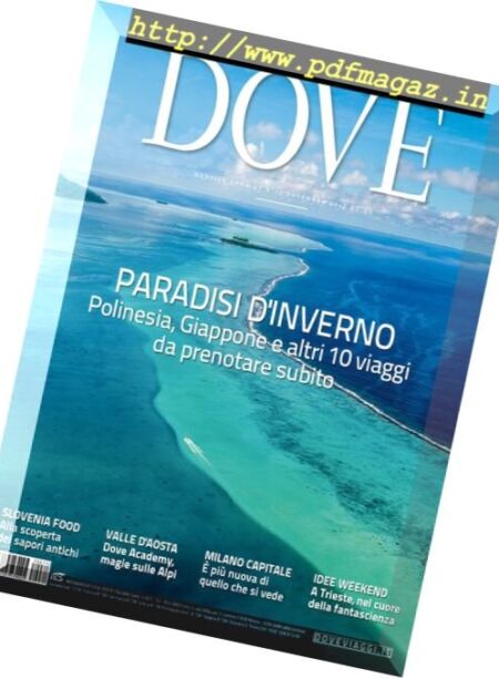 Dove – Novembre 2017 Cover