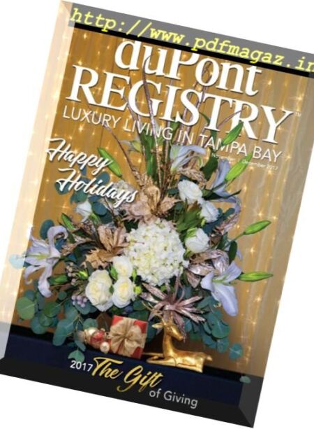 duPontRegistry Tampa Bay – November-December 2017 Cover