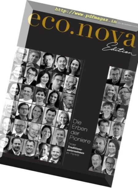 eco.nova – Edition 2017 Cover